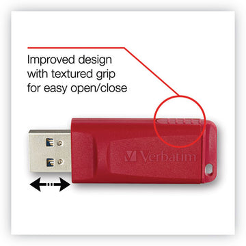 Verbatim® Store 'n' Go Usb Flash Drive, 16 Gb, Assorted Colors, 3-pack freeshipping - TVN Wholesale
